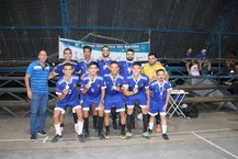 Premiação masculina do Futsal