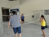 Desafio de casais no badminton