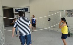 Desafio de casais no badminton