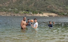 Atrativo banho no Velho Chico