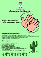 Curso de LIBRAS Básico nível – I no Campus do Sertão UFAL em Delmiro Gouveia – AL