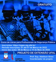 Curso de Libras para Profissionais de Segurança Pública