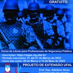Curso de Libras para Profissionais de Segurança Pública