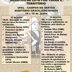 II Seminário do OBELUTTE: "Uma reflexão sobre os atuais desafios da luta por terra e território"