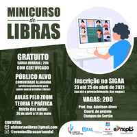 Inscrições abertas para o Minicurso de Libras – Língua Brasileira de Sinais