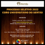 Coro Universitário do Sertão - Processo Seletivo 2022