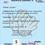 Projeto de Extensão do campus ofertará ensino da Libras no município de Junqueiro-AL