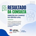 Resultado da Consulta para Diretores do Campus do Sertão / UFAL 2026-2030